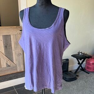 Champion Lavender Women's High-Low V Back Tank Top